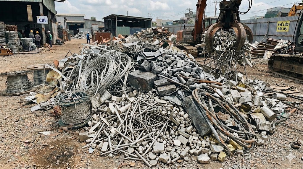 Quân Khoa thu mua phế liệu tận nơi